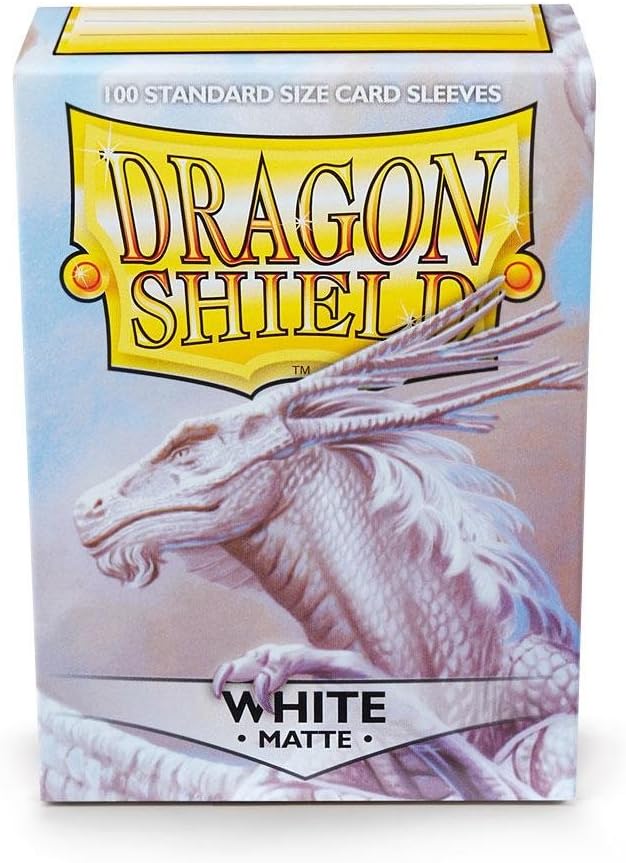 Dragon Shield - White Matte - 100 Pack - Board Game Accessory