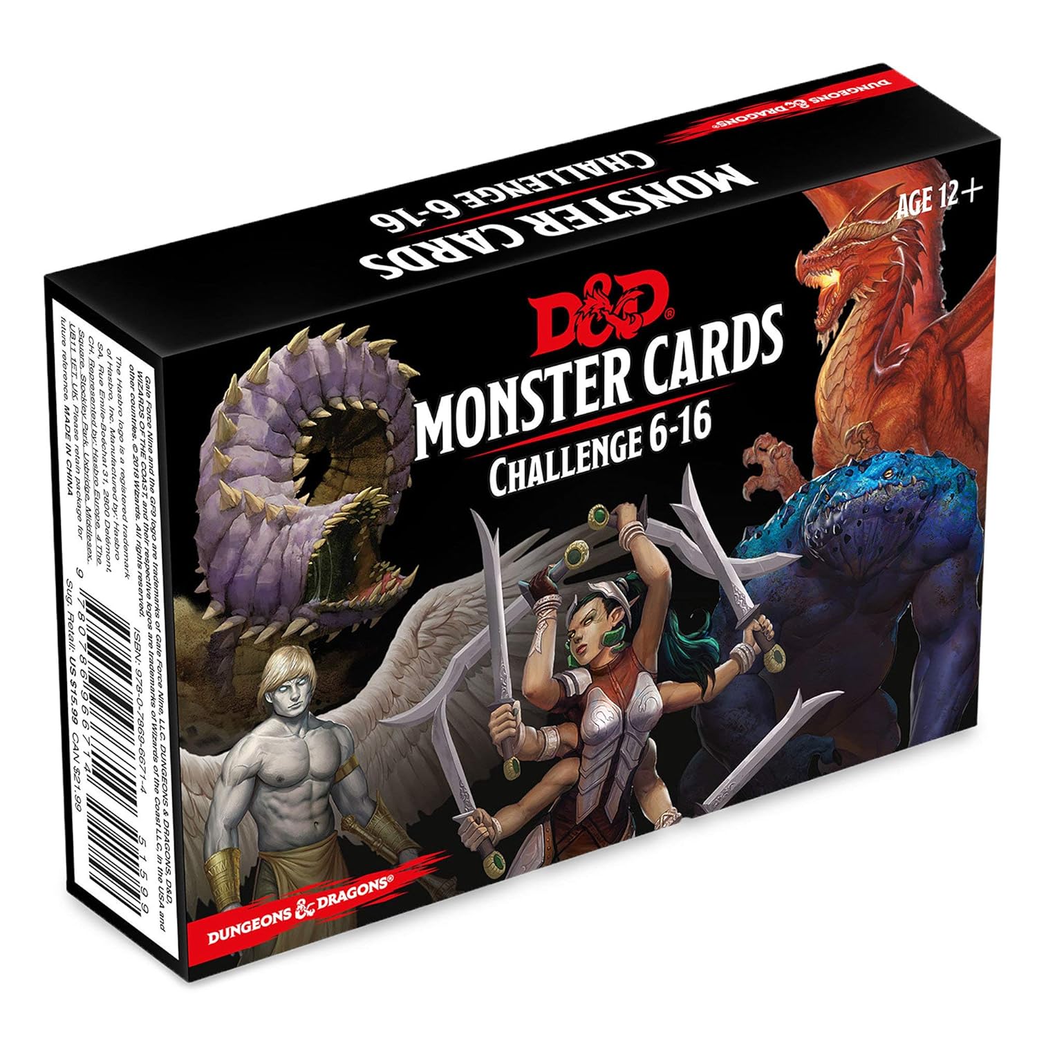 Dungeons & Dragons Spellbook Cards: Monsters 6 - 16 - WiredVillage GamesWiredvillage Games