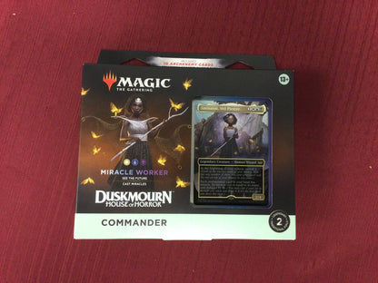 Magic The Gathering Duskmourn's Miracle Worker Ticket to Ride RefreshDeck: House of Horror - WiredVillage Games - Wizards of the Coast WiredVillage Games