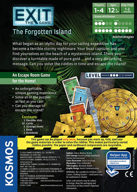 Exit: The Forgotten Island - WiredVillage Games - Thames & Kosmos
