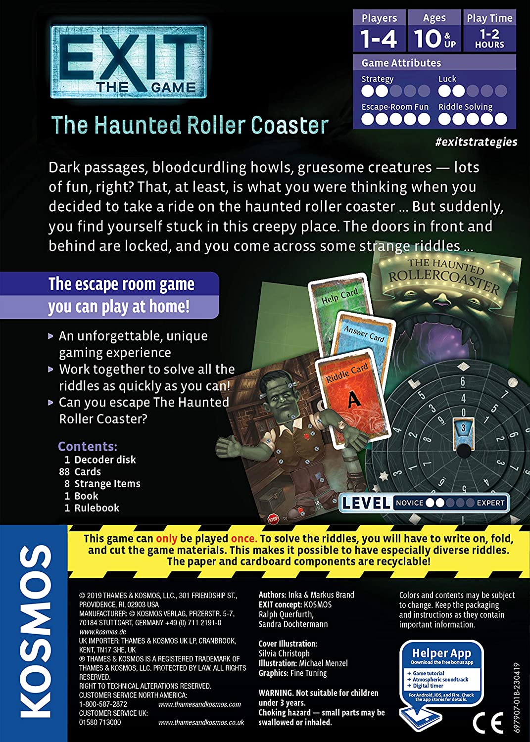 Exit: The Haunted Roller Coaster - WiredVillage GamesThames & Kosmos