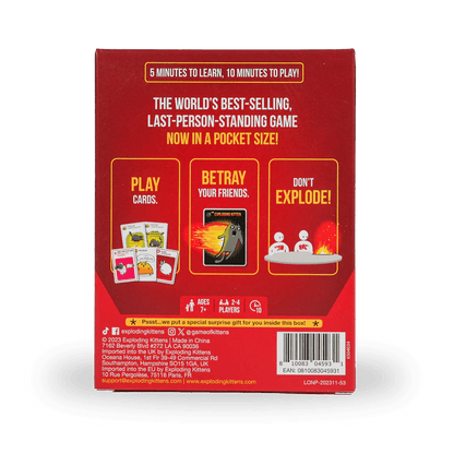 Exploding Kittens: Grab & Game - WiredVillage Games - Exploding Kittens