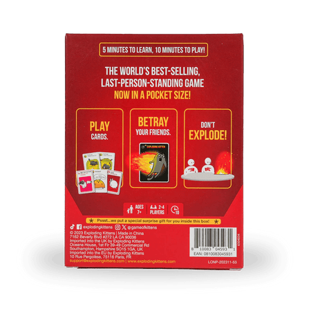 Exploding Kittens: Grab & Game - WiredVillage Games - Exploding Kittens