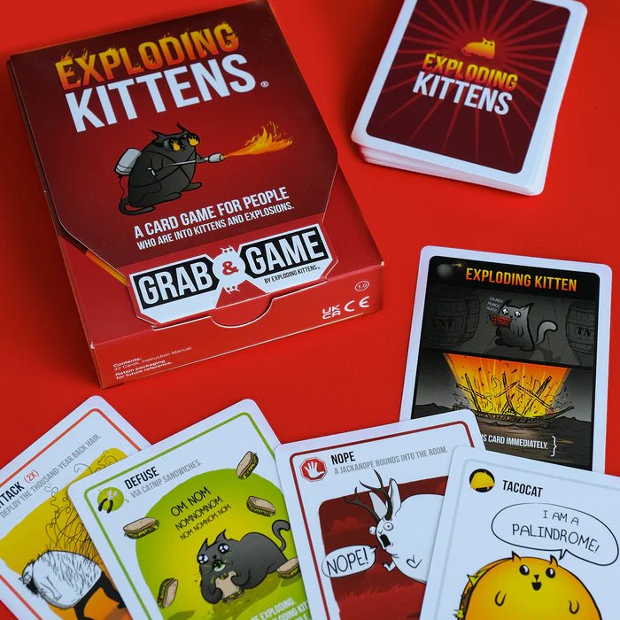 Exploding Kittens: Grab & Game - WiredVillage Games - Exploding Kittens