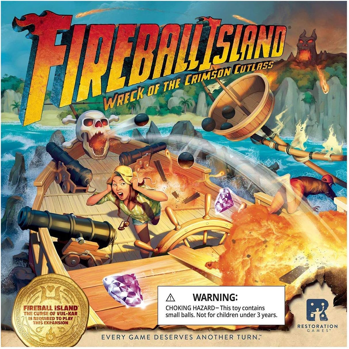 Fireball Island: Wreck of The Crimson Cutlass - WiredVillage GamesWiredvillage Games