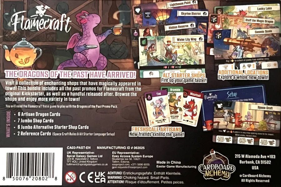 Flamecraft Dragons Of The Past - WiredVillage Games - Cardboard Alchemy WiredVillage Games
