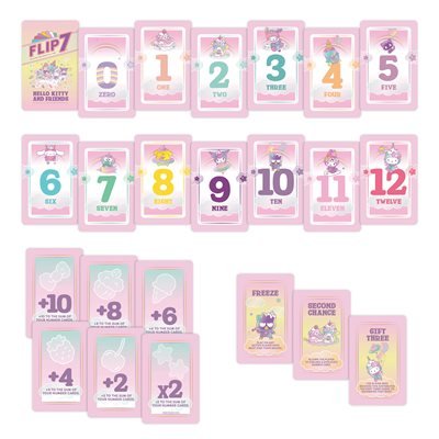 Flip 7: Hello Kitty - Board Game