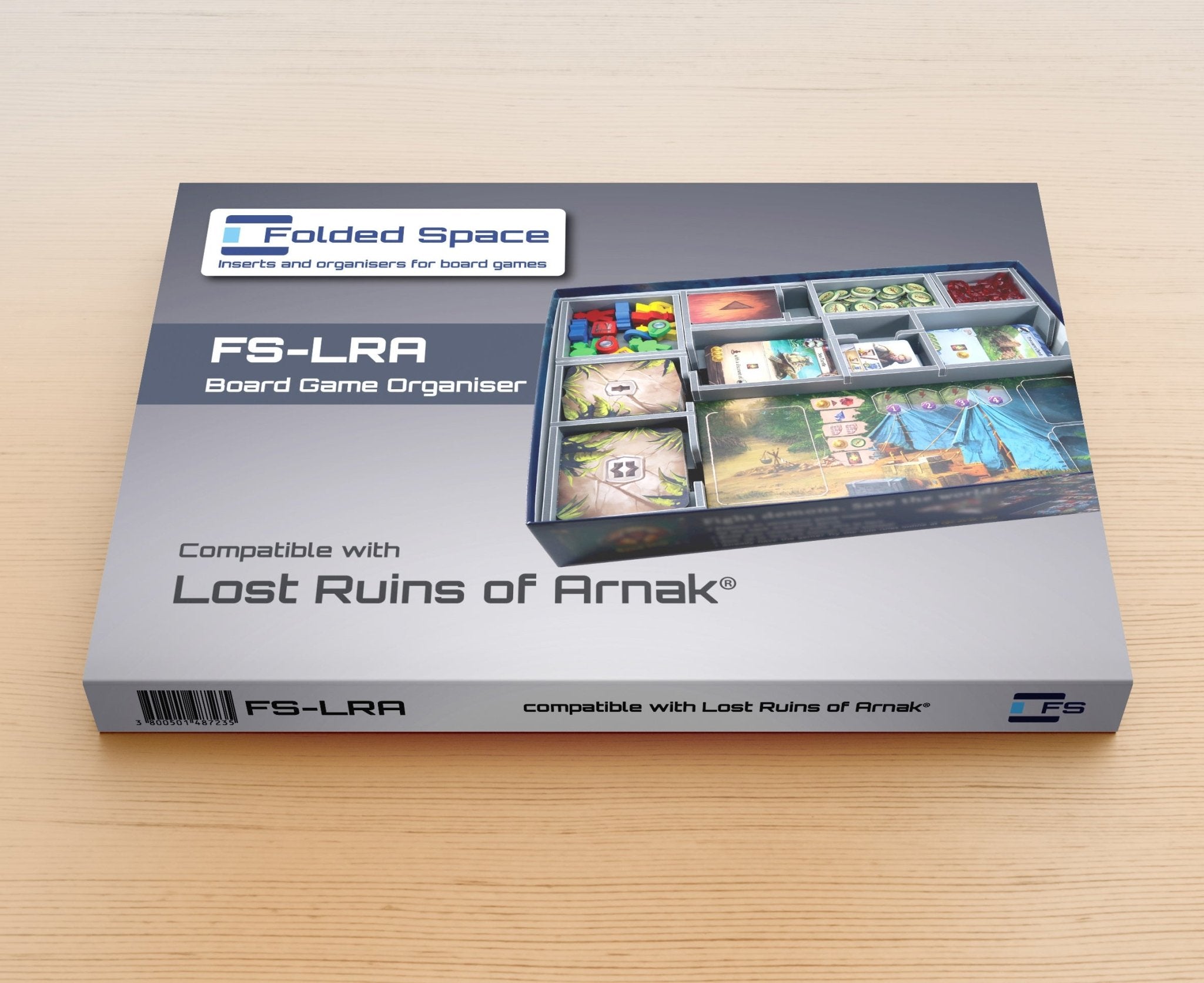 FOLDED SPACE Box Insert: Lost Ruins of Arnak - WiredVillage GamesWiredvillage Games