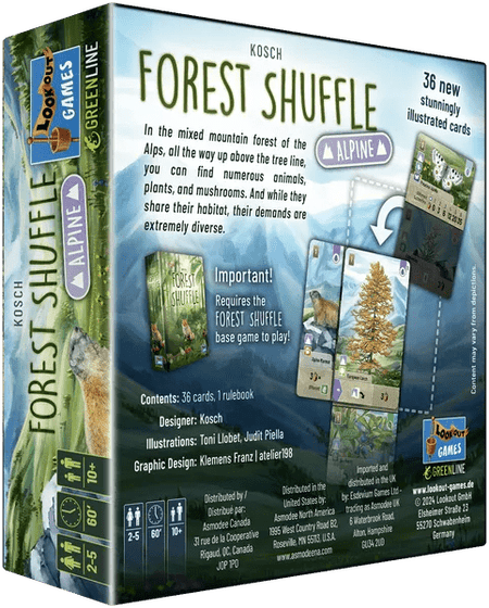 Forest Shuffle: Alpine Expansion - WiredVillage Games - Lookout Games