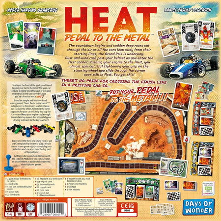 HEAT - PEDAL TO THE METAL - WiredVillage Games - Wiredvillage Games