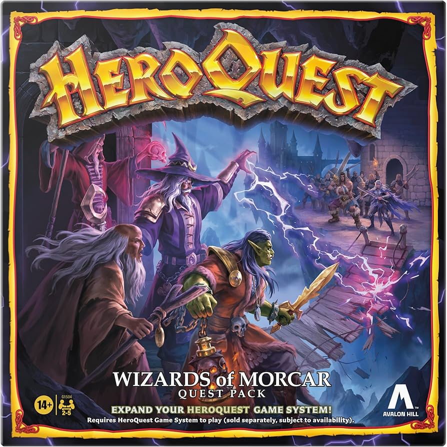 Hero Quest Wizards Of Morcar - WiredVillage Games - Avalon Hill WiredVillage Games