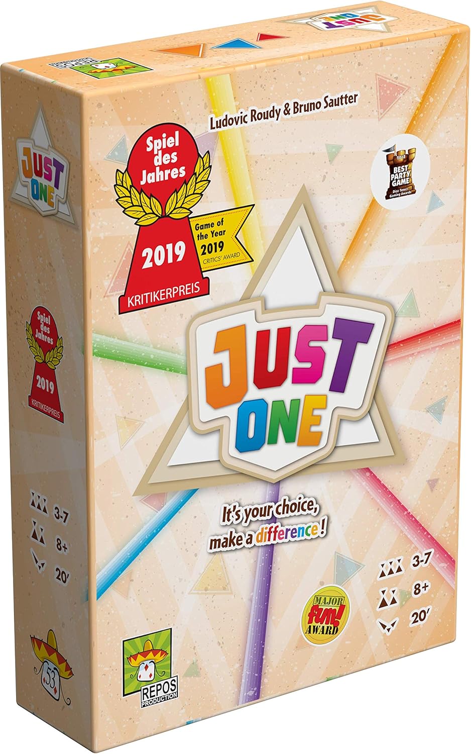Just One ( original yellow ) - WiredVillage Games - Repos Production