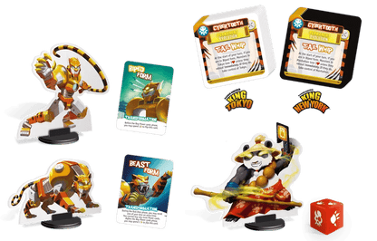 King of Tokyo New York Cybertooth Monster Pack - WiredVillage Games - Iello