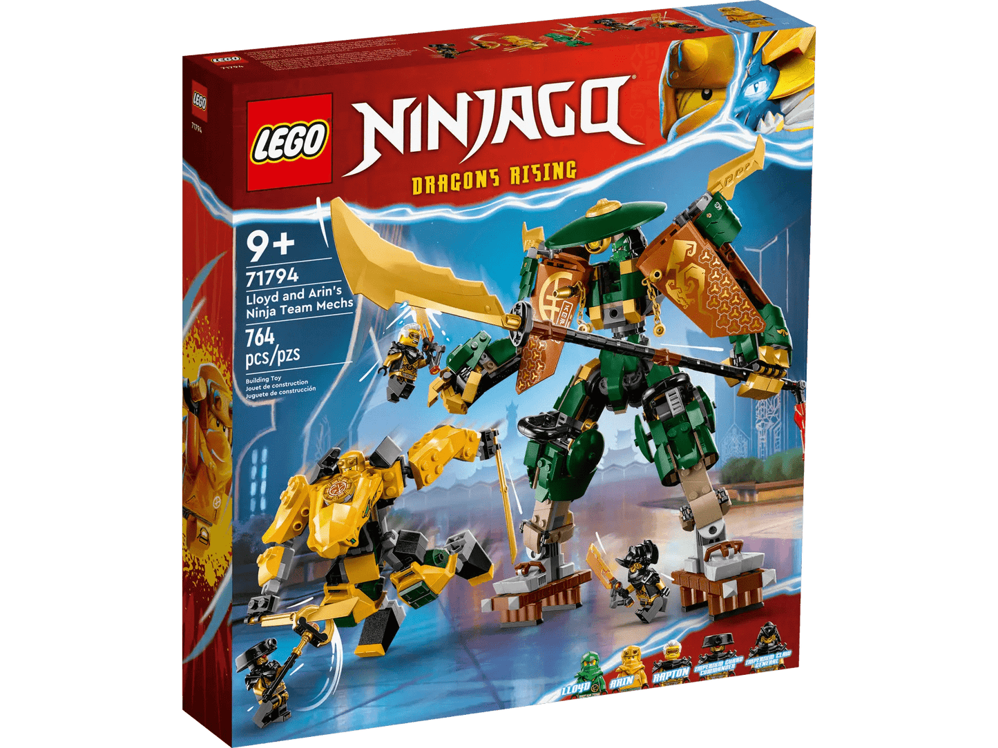 LEGO 71794 - Lloyd and Arin's Ninja Team Mechs - WiredVillage GamesLEGO