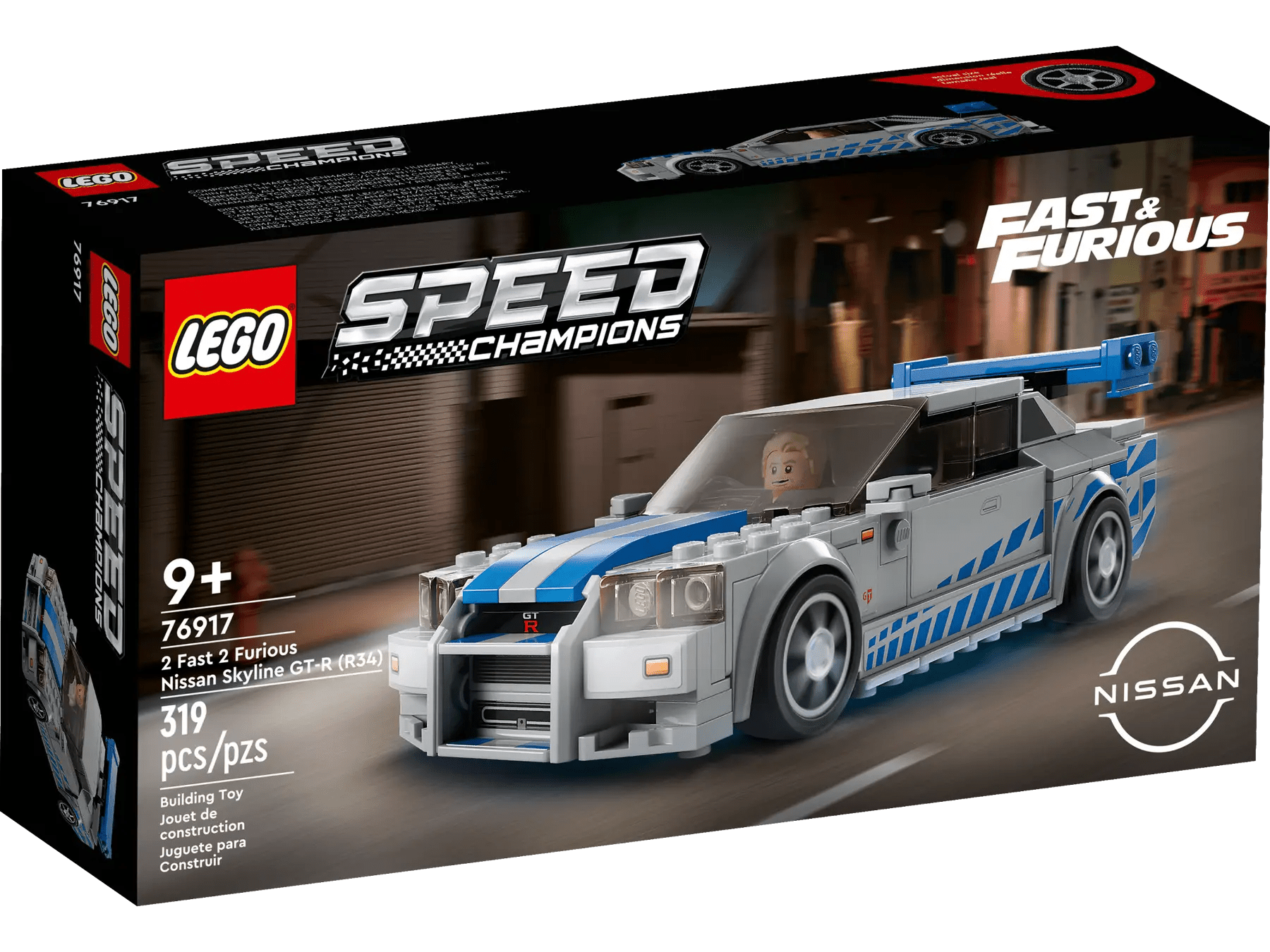 LEGO 76917 - 2 Fast 2 Furious Nissan Skyline GT - R (R34) - WiredVillage Games - LEGO