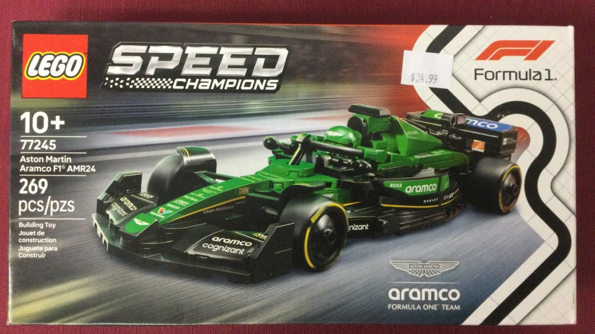 Lego Aston Martin Aramco F1 AMR24 - WiredVillage Games - WiredVillage Games
