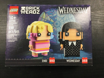 Lego Brick Headz Wednesday - WiredVillage Games - LEGO