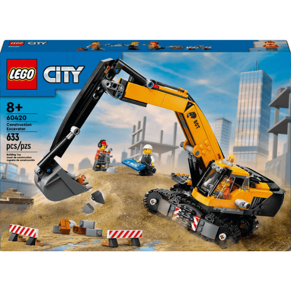 Lego City Construction Excavator 60420 - WiredVillage Games - LEGO