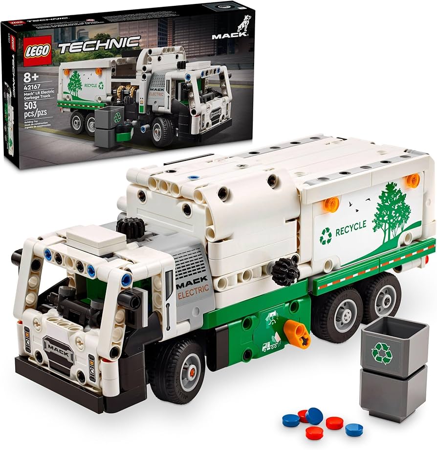 LEGO City Mack LR Electric Garbage Truck (60386) - WiredVillage Games - LEGO