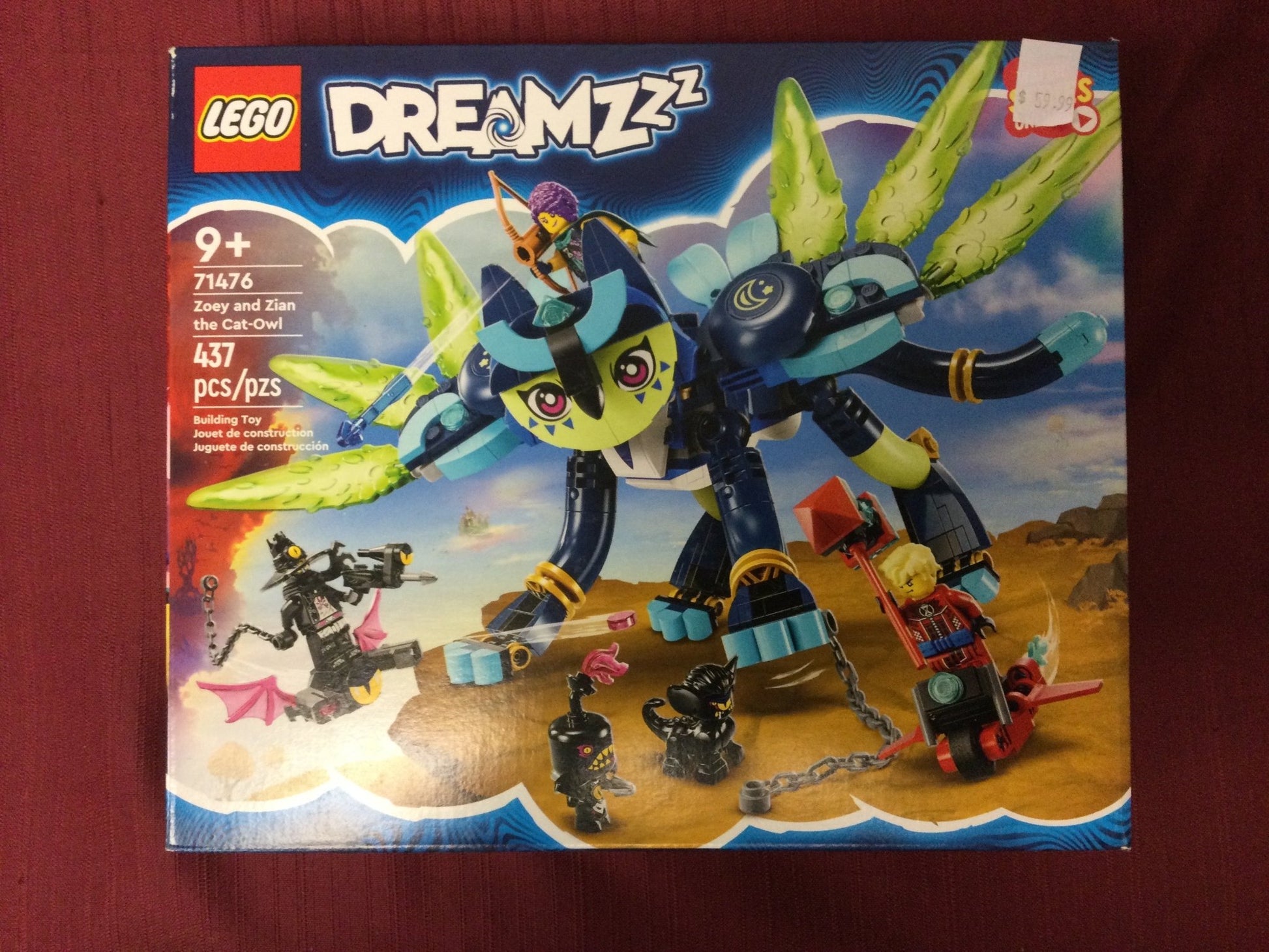 Lego Dreamzzz 71476 Zoey and Zian the cat owl - WiredVillage Games - LEGO