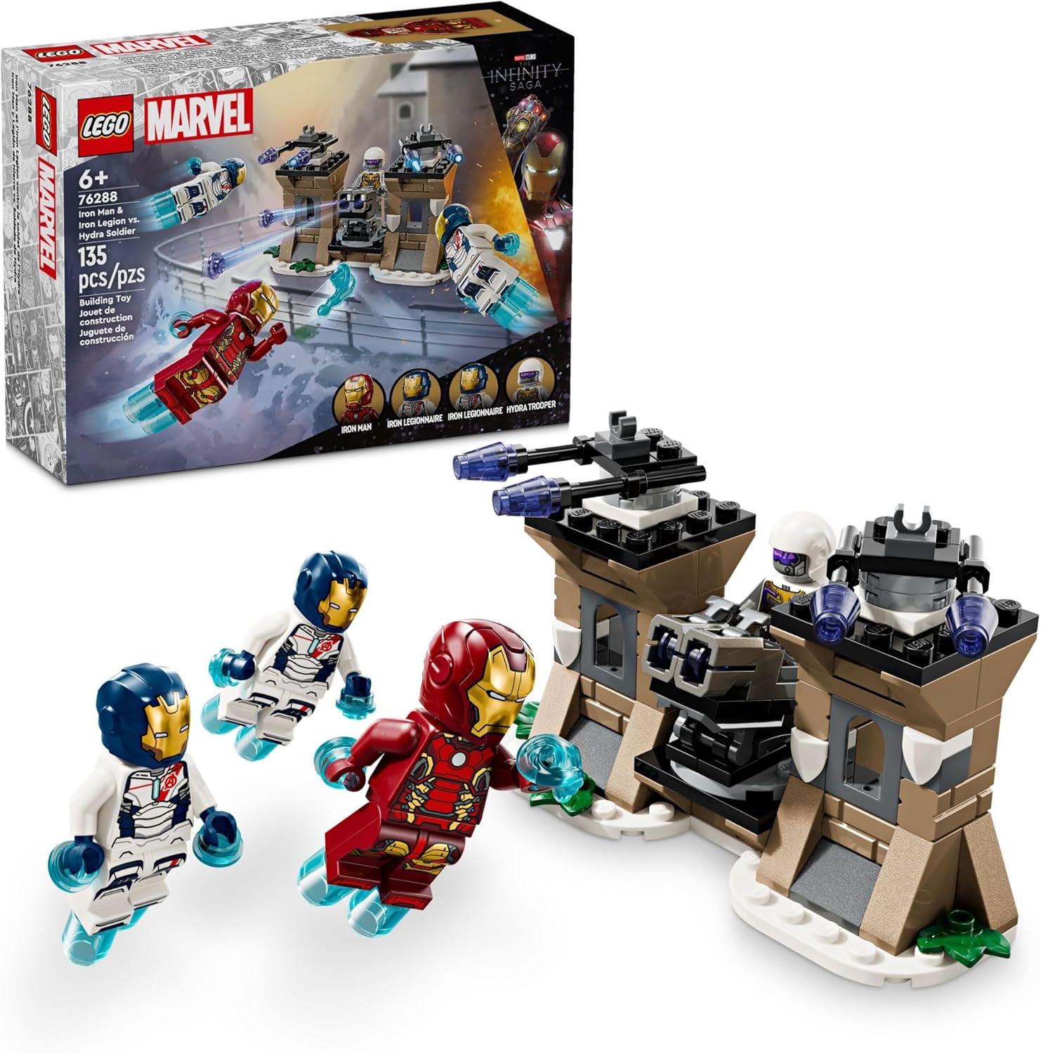 LEGO Marvel Iron Man and Iron Legion vs. Hydra Soldier (76288) - WiredVillage Games - LEGO