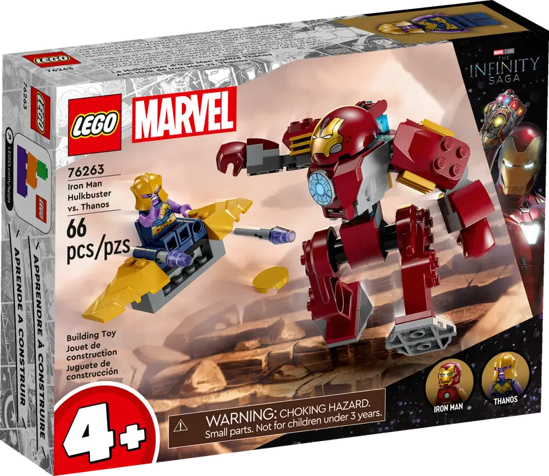 Lego Marvel Iron Man Hulk Buster Vs Thanos 76263 - WiredVillage Games - LEGO