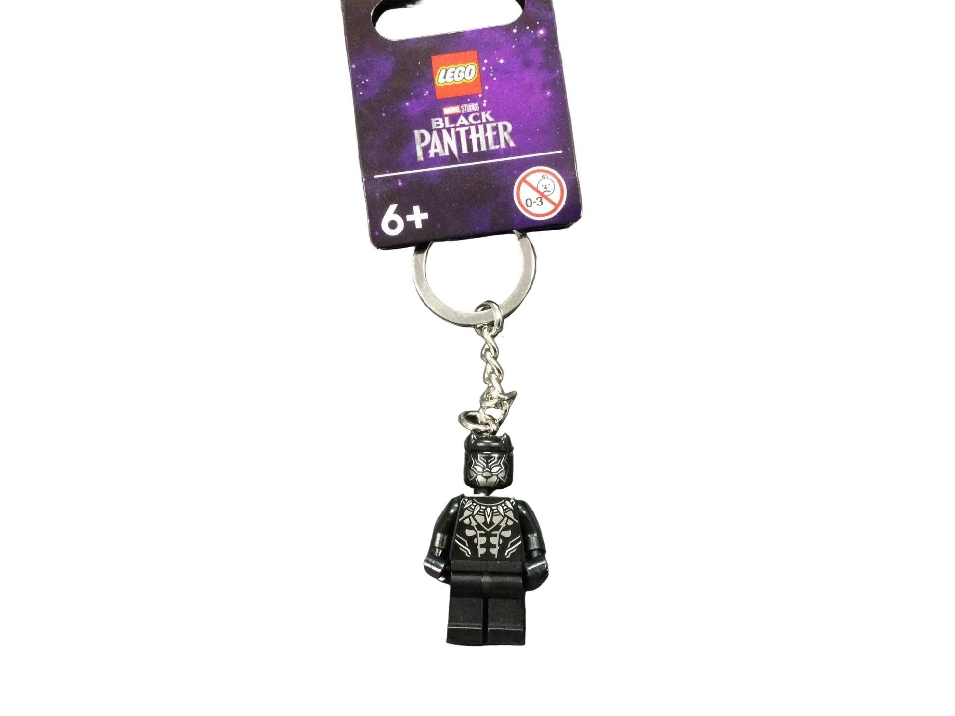 Lego Marvel Mini figure key chain Black Panther - WiredVillage Games - LEGO