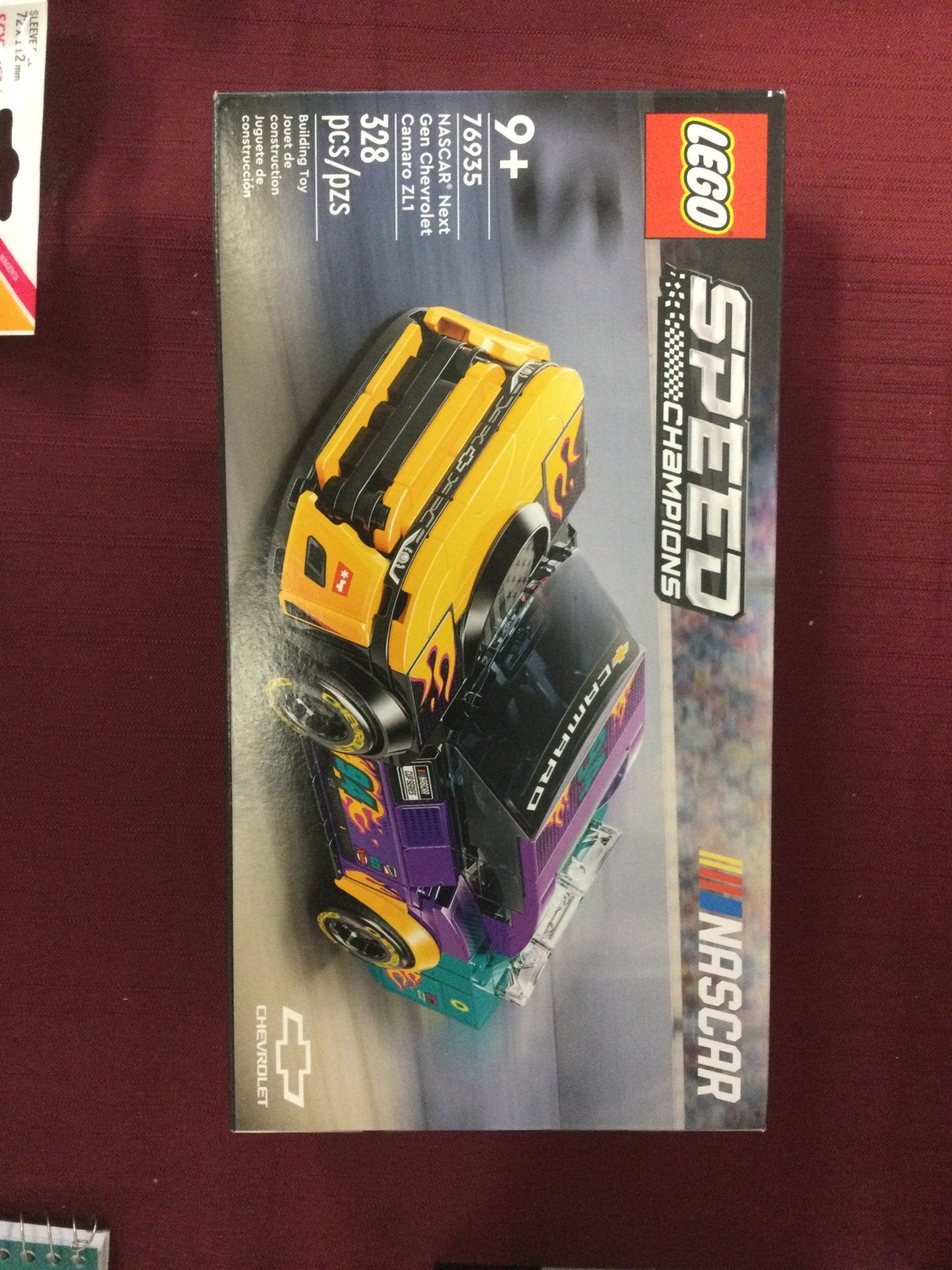 Lego NASCAR Next Gen Chevrolet Camaro ZL1 - WiredVillage Games - WiredVillage Games