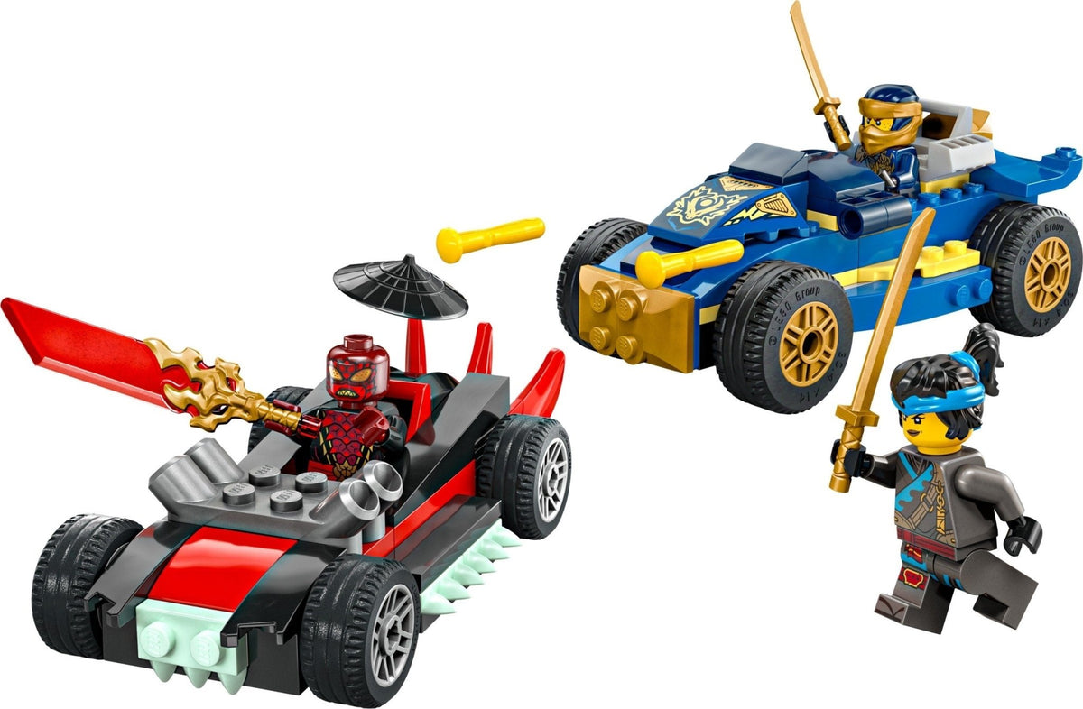 Lego NINJAGO 71840 Rougue Vs Drix Race Car Duel -