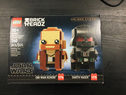 Lego Star Wars Brick Heads Obi - Wan Kenobi and Darth Vader - WiredVillage Games - LEGO