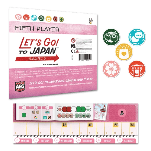 Let's go to Japan 5th player expansion - Board Game