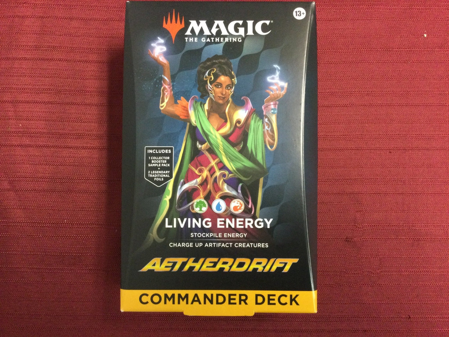 Magic the Gathering Aetherdrift Living Energy Commander Deck - WiredVillage Games - Wizards of the Coast