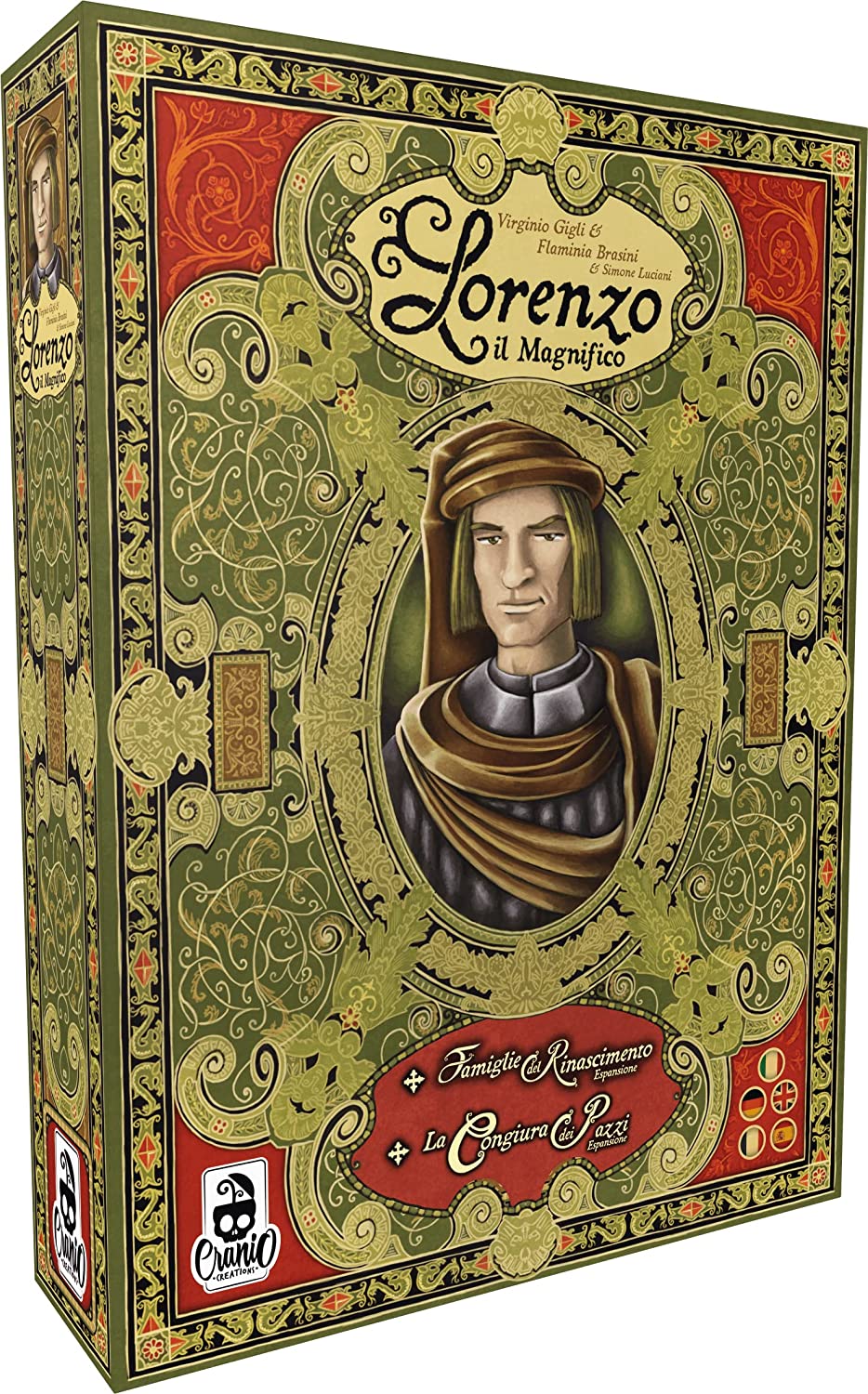 Lorenzo Il Magnifico Board Game 2nd Edition - WiredVillage GamesWiredvillage Games