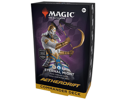 Magic the Gathering Aetherdrift Eternal Might Commander Deck - WiredVillage Games - Wizards of the Coast