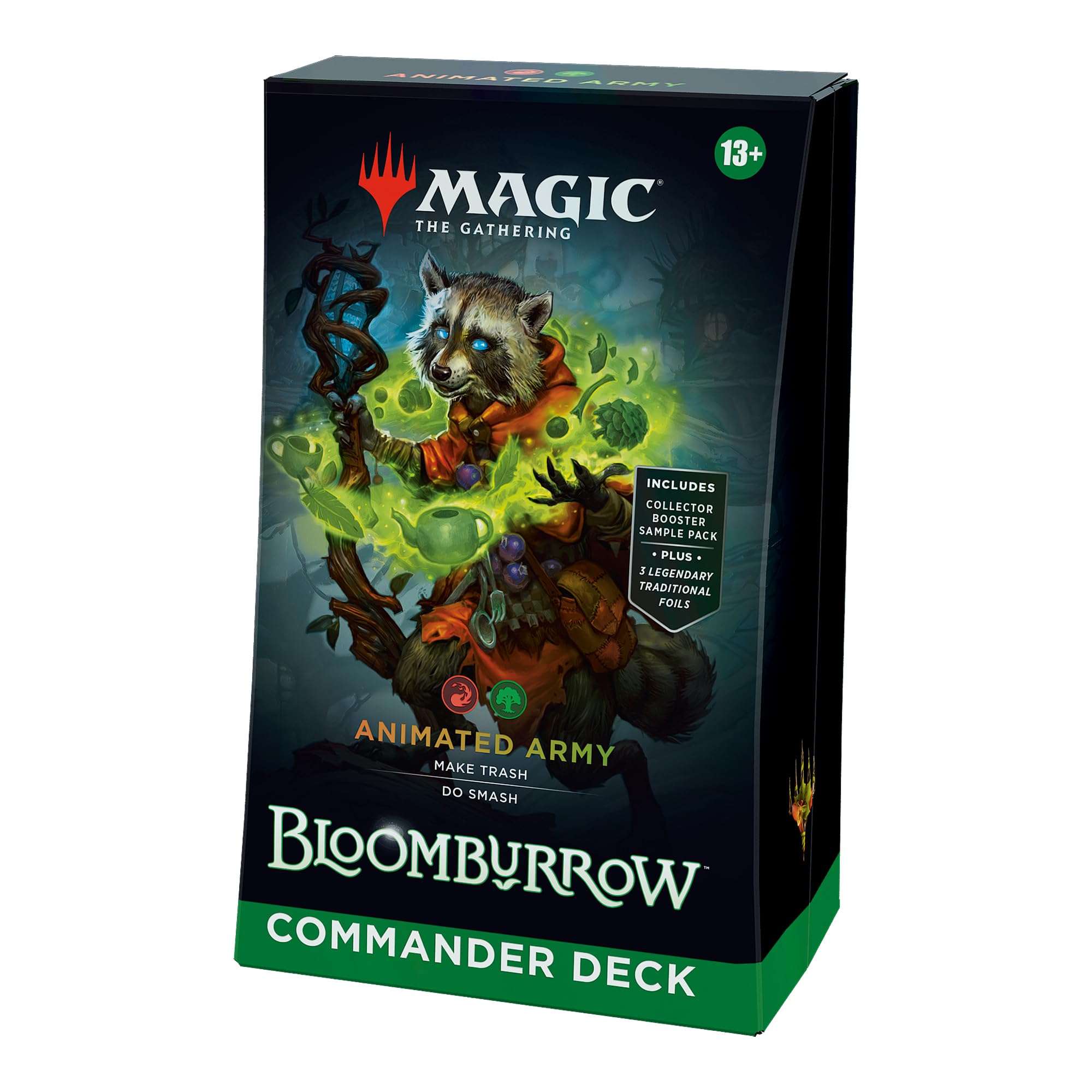 Magic the Gathering Bloomburrow Animated Army Commander Deck - WiredVillage Games - Wizards of the Coast