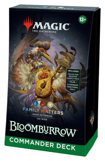 Magic the Gathering Bloomburrow Family Matters Commander Decks - WiredVillage Games - Wizards of the Coast