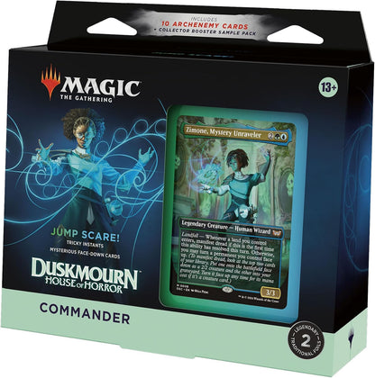 Magic: The Gathering Duskmourn: House of Horror Commander Deck - Jump Scare! - WiredVillage Games - Wizards of the Coast