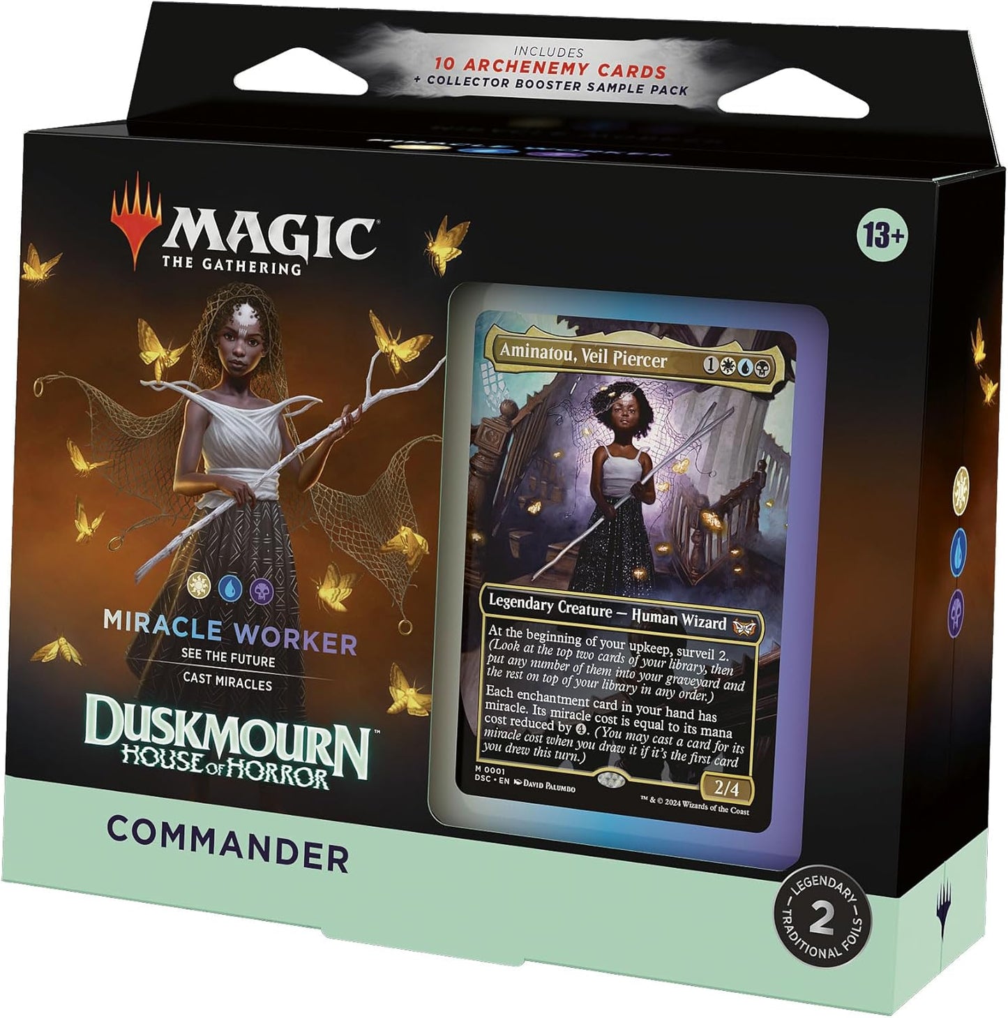 Magic The Gathering Duskmourn's Miracle Worker Ticket to Ride RefreshDeck: House of Horror - WiredVillage Games - Wizards of the Coast WiredVillage Games
