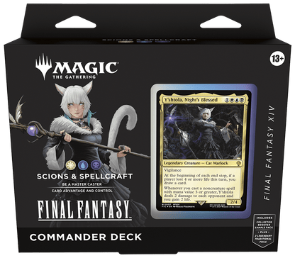 Magic the Gathering Final Fantasy Scions and Spellcraft Commander Deck - WiredVillage Games - Wizards of the Coast
