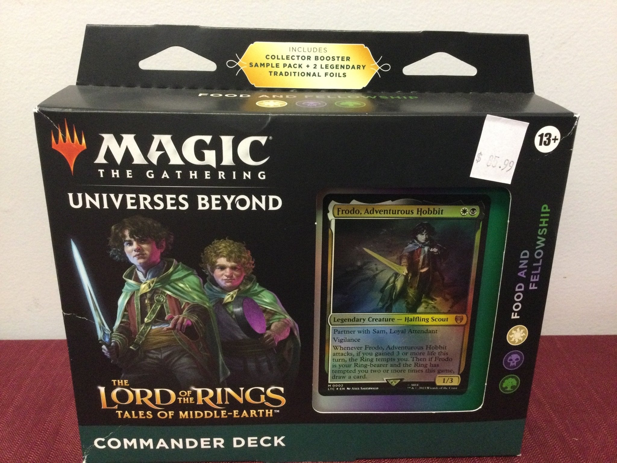 Magic the Gathering Lord of the Rings Commander Deck Food and Fellowship - WiredVillage Games - WiredVillage Games