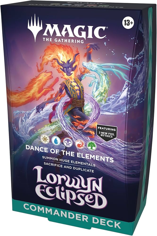 Magic the Gathering Lorwyn Eclipsed Dance of the Elements Commander Deck - WiredVillage Games - Wizards of the Coast
