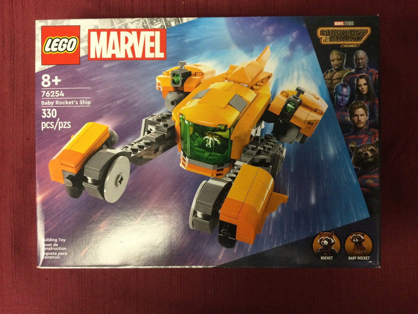 Marvel Baby Rockets ship 76254 - WiredVillage Games - LEGO