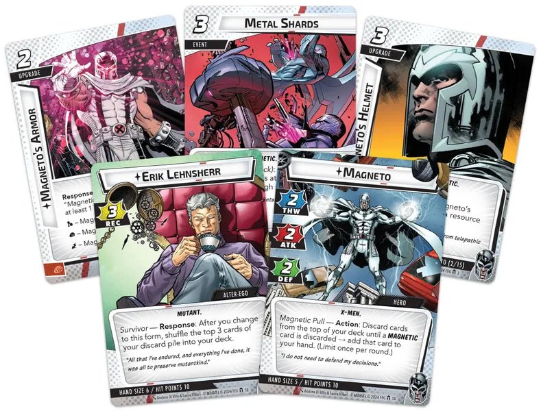Marvel Champions LCG: Magneto - Hero Pack (EN) - WiredVillage Games - Fantasy Flight Games