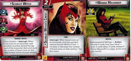 Marvel Champions The Card Game Scarlet Witch Hero Pack - WiredVillage Games - Fantasy Flight Games