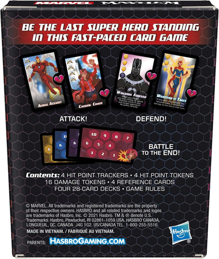 Marvel Mayhem Card Game - WiredVillage Games - Hasbro