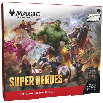 Marvel Super Heroes Scene Box heroes unite - Trading Card