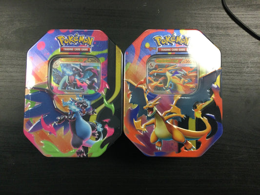 Mega Charizard Ex tins - WiredVillage Games - The Pokémon Company WiredVillage Games