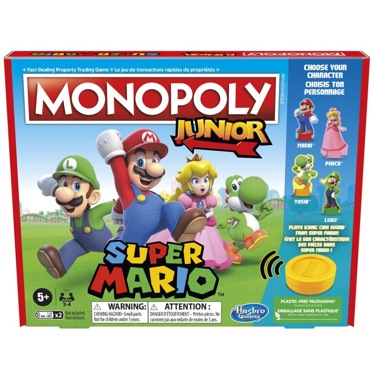 Monopoly Junior Super Mario - WiredVillage Games - Hasbro
