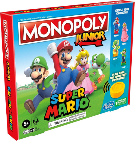 Monopoly Junior Super Mario - WiredVillage Games - Hasbro
