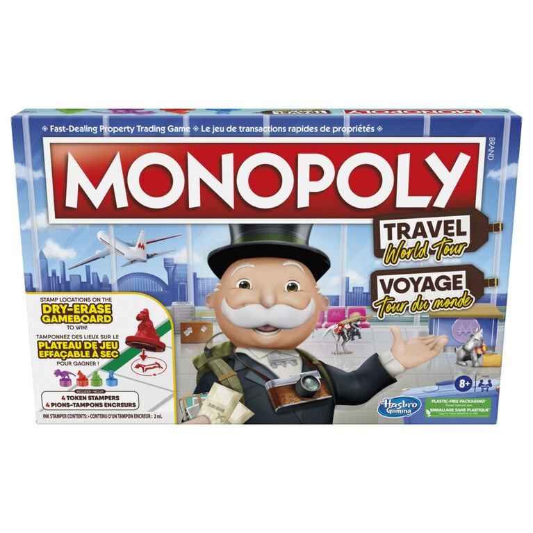 Monopoly Travel World Tour - WiredVillage Games - Wiredvillage Games